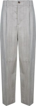 Golden Goose Broeken, Heren, Grijs, M, Slacks Jogging WV Micro