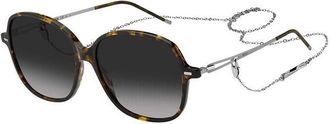 BOSS Boss 1457/S 086/9O Womens Sunglasses Tortoiseshell Size 57