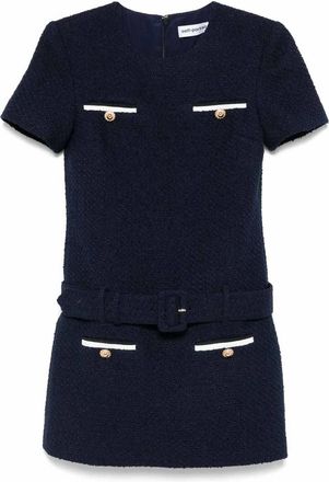 Self Portrait Boucle Mini Dress