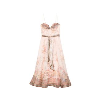 Zimmermann Midi Dresses, female, Pink, Size: XS Dress Zimmermann