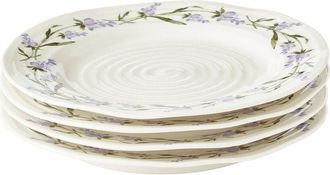 Portmeirion Set Of 4 Sophie Conran Lavandula 8In Salad Plates