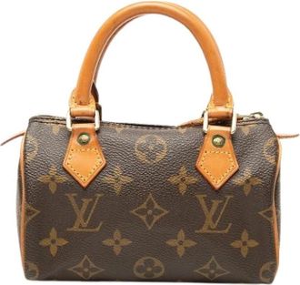 Louis Vuitton Pre-owned Mini Speedy - Dames - Vintage Mini Tas - Bruin - ONE Size - Vintage