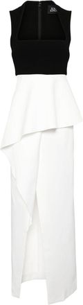 Solace London Ally Maxi dress - women - Polyester/Polyester/Elastane - 8 - White