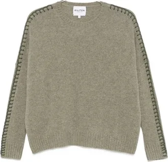 Kujten Amea Whipstitch-trim Sweater