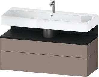 Duravit Duravit - Qatego Mueble Bajo Lavabo, 1 Extra&iacute;ble Y 1 Caj&oacute;n