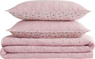 Jessica Simpson Hazel Quilt Comforter & Sham Set in Hazel Pink at Nordstrom Rack, Size Full/queen