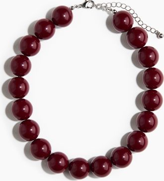 H&M Chunky beaded necklace - Red