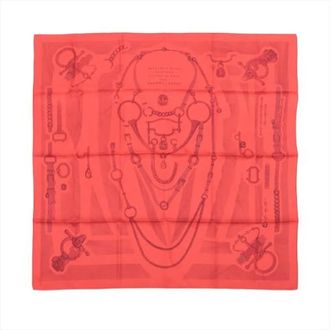 Herm&egrave;s Pre-owned Scarves, female, Red, Size: ONE SIZE Pre-owned Carre 90 Scarf