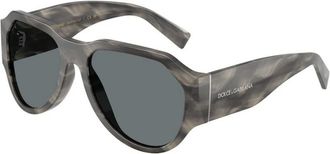 Dolce & Gabbana unisex, Accessoires, Grijs, Maat: 58 MM