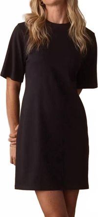 The Normal Brand Jersey T-Shirt Dress In Washed Black