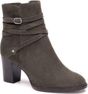Johnston & Murphy Amy Bootie in Dark Gray Suede at Nordstrom Rack, Size 7.5