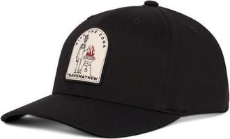 Travis Mathew Bonfire Nights Snapback Baseball Cap in Black at Nordstrom, Size One Size Oz