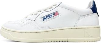 Autry Autry Medalist Low Leather White Black AULM-LL22