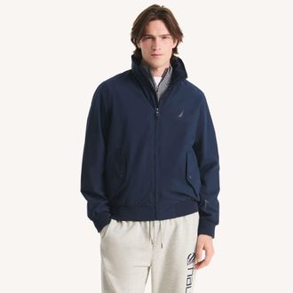 Nautica Mens Rainbreaker Bomber Jacket