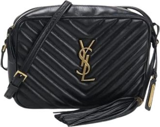 Saint Laurent Pre-owned Cross Body Bags, female, Black, Size: ONE SIZE Pre-owned Vintage Shoulder Bag