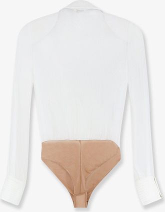 Elisabetta Franchi Womens Body Shirt Viscose White