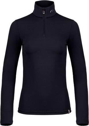 Kjus Feel Midlayer Half-Zip Skiunterw&auml;sche f&uuml;r Damen | schwarz/blau