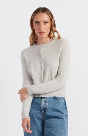 Chinti and Parker Cloud Cashmere Open Cardigan in Taupe at Nordstrom, Size X-Small