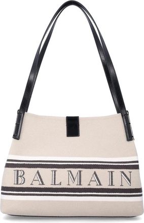 Balmain Shopping Bags, female, Beige, ONE SIZE, Release Shopper Small