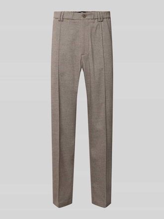 Cinque Straight Fit Hose mit Viskose-Anteil Modell Luigi in Mittelbraun, Gr&ouml;&szlig;e 102