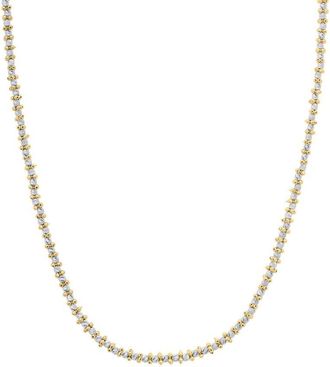 Tresorra 14K Yellow Gold Pallina Bead TT Chain Necklace