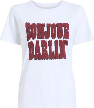 Cinq à Sept T-shirt Bonjour Darlin - Bianco