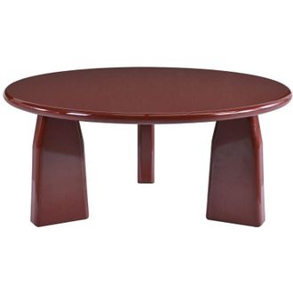 Vente-Unique Tavolino in MDF Bordeaux laccato - ZINAPA