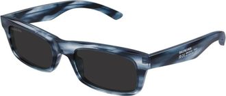 Balenciaga Rechthoekige zonnebril - unisex - Zonnebrillen - Veelkleurig - 54 MM - Nylon - Accessoires