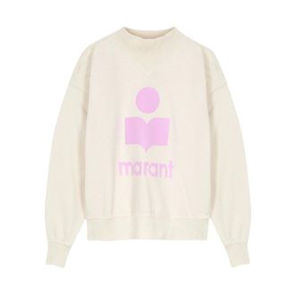 Isabel Marant Sweatshirts, female, Beige, Size: 2XS Moby Sweatshirt