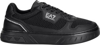 Emporio Armani New Premium Court Sneaker - Shoes - Hombre - Negro - 44 2/3 EU