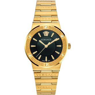 Versace Horloges - Dames - Horloges - Geel - ONE Size - Accessoires