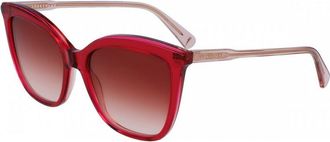 Longchamp Womens LO729S-525 LO729S 55 525 Fashion Sunglasses - Red - One Size