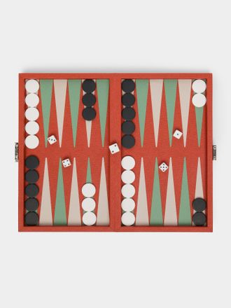 Giobagnara Phileas Wood Miniature Travel Backgammon Set