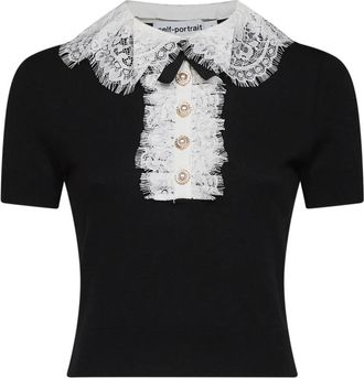 Self Portrait Donna, Top, Nero, S, new