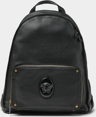 Versace Mens 3D Medusa leather backpack