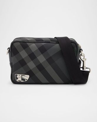 Burberry Mens Heritage Phone Crossbody Bag
