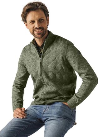 State of Art Heren, Truien, Groen, Maat: 3XL Katoen