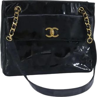 Chanel Pre-owned Tote Bags, female, Black, Size: ONE SIZE Pre-owned Vintage Tote Bag