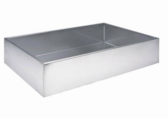 PRIMROSE Stainless Steel Reservoir For Water Features 192L in Silver