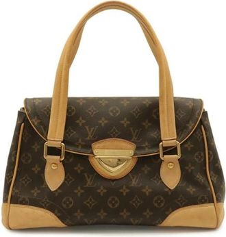 Louis Vuitton Pre-owned Monogram Schoudertas - Dames - Vintage Handtas - Bruin - ONE Size - Vintage