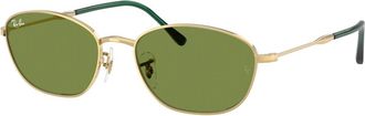 Ray-Ban Stijlvolle zonnebril Rb 3749 001/4E - Dames - Zonnebrillen - Geel - 55 MM - Accessoires