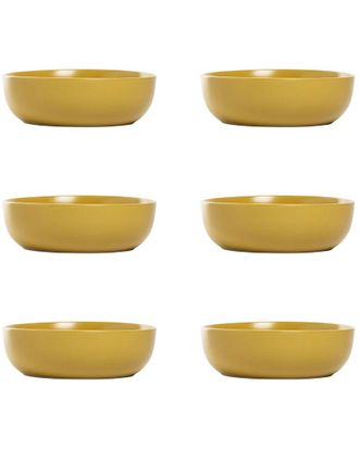 10 Strawberry Street Set Of 6 Wazee Matte Coupe Dinnerware Bowls