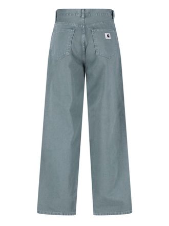 Carhartt Work in Progress Womens Jeans Green Cotton