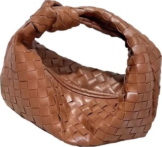 Adornia Woven Faux Leather Crescent Bag in Brown at Nordstrom Rack