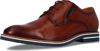 Salamander Schn&uuml;rschuh SALAMANDER, Herren, Gr. 40, cognac, Leder, Basic, Schuhe Schn&uuml;rschuh, Schn&uuml;rer, Business Schuh, Halbschuh mit Blockabsatz