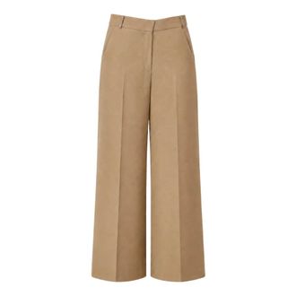 Imperial Wide Trousers, female, Beige, L, Pantalone a palazzo