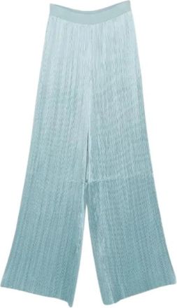 Joseph Amber Pant - Dames - Wijde Broeken - Blauw - 4XS - Polyester - Broeken