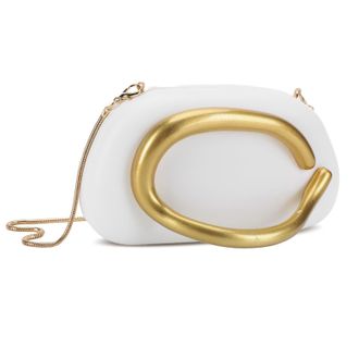 Generic Women Retro Clutch Bag Leather Vintage Crossbody Bag Party Phone Bag (White)