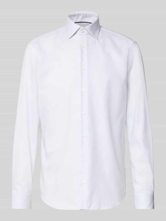 Christian Berg Regular Fit Business Hemd aus Baumwolle mit Kentkragen in Silber, Gr&ouml;&szlig;e 39/40