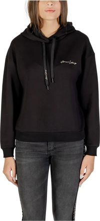 A|X Armani Exchange Moderne Stijl Dames Hoodie - Dames - Hoodies - Zwart - XL - Polyester - Hoodies & sweatvesten